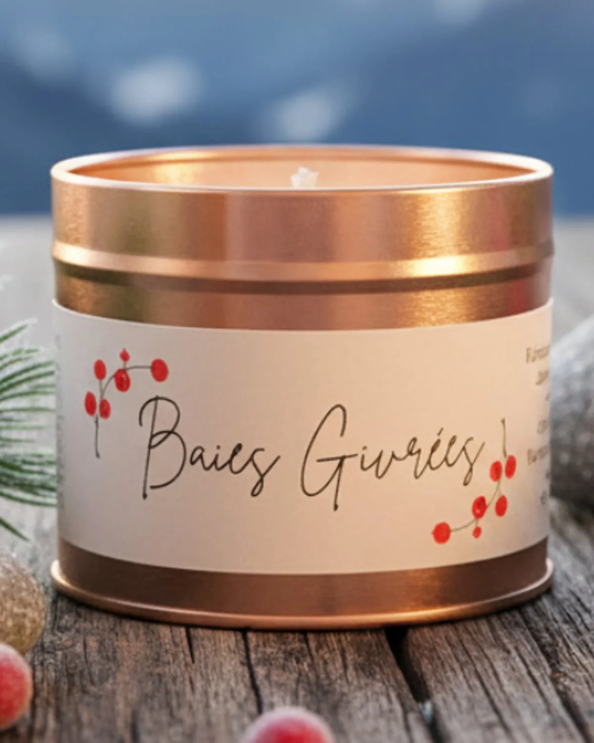 Baies Givrées — Une matinée de janvier où les baies se figent sous le givre, sucrées et acidulées.